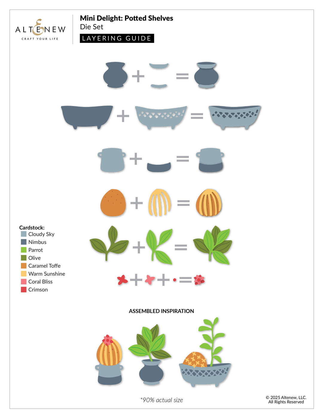 Mini Delight Mini Delight: Potted Shelves Stamp & Die Set