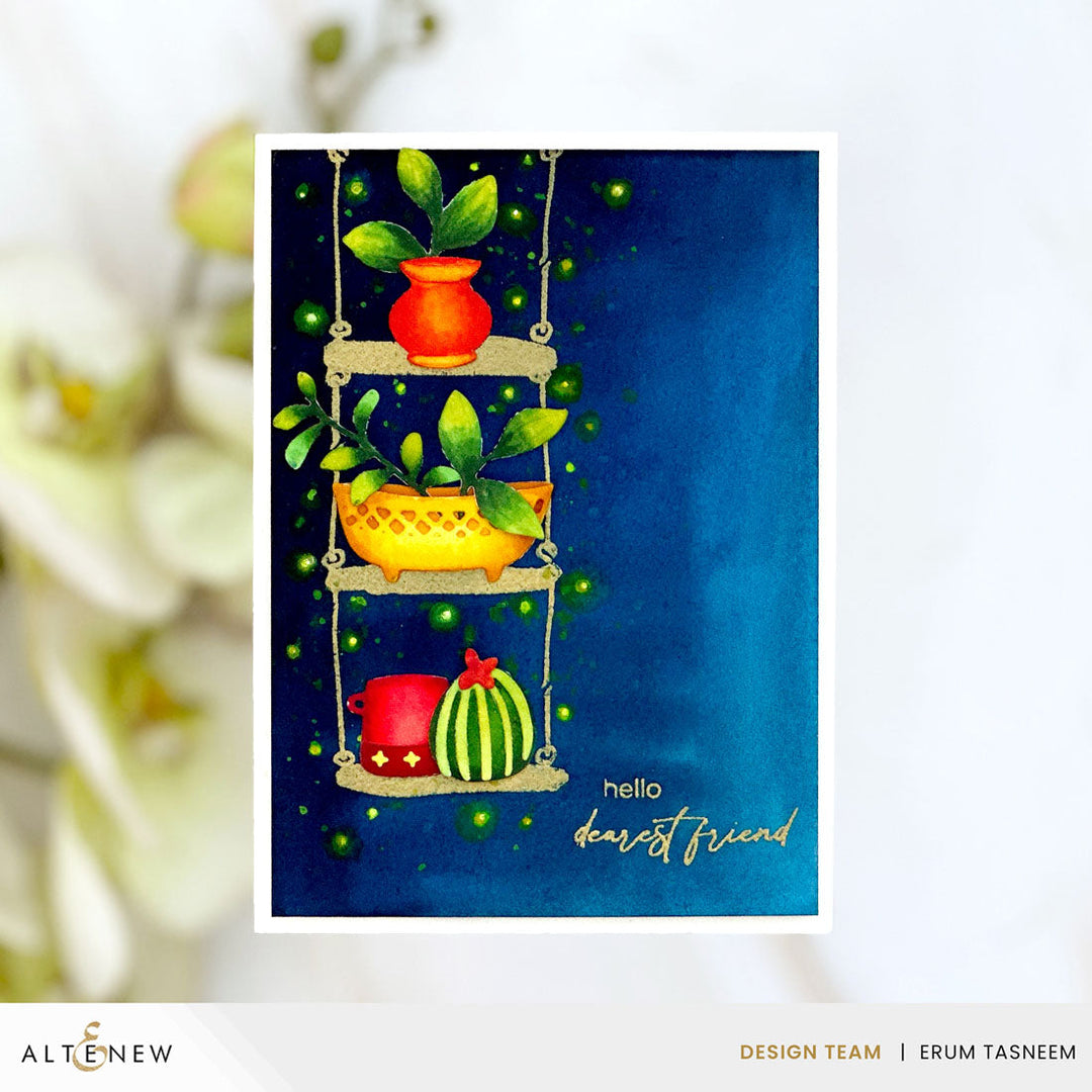 Mini Delight Mini Delight: Potted Shelves Stamp & Die Set