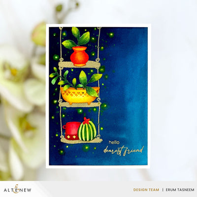 Mini Delight Mini Delight: Potted Shelves Stamp & Die Set