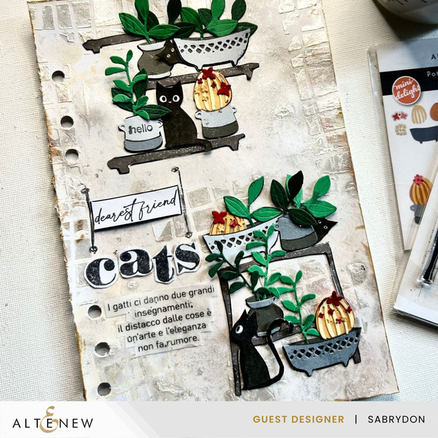 Mini Delight Mini Delight: Potted Shelves Stamp & Die Set
