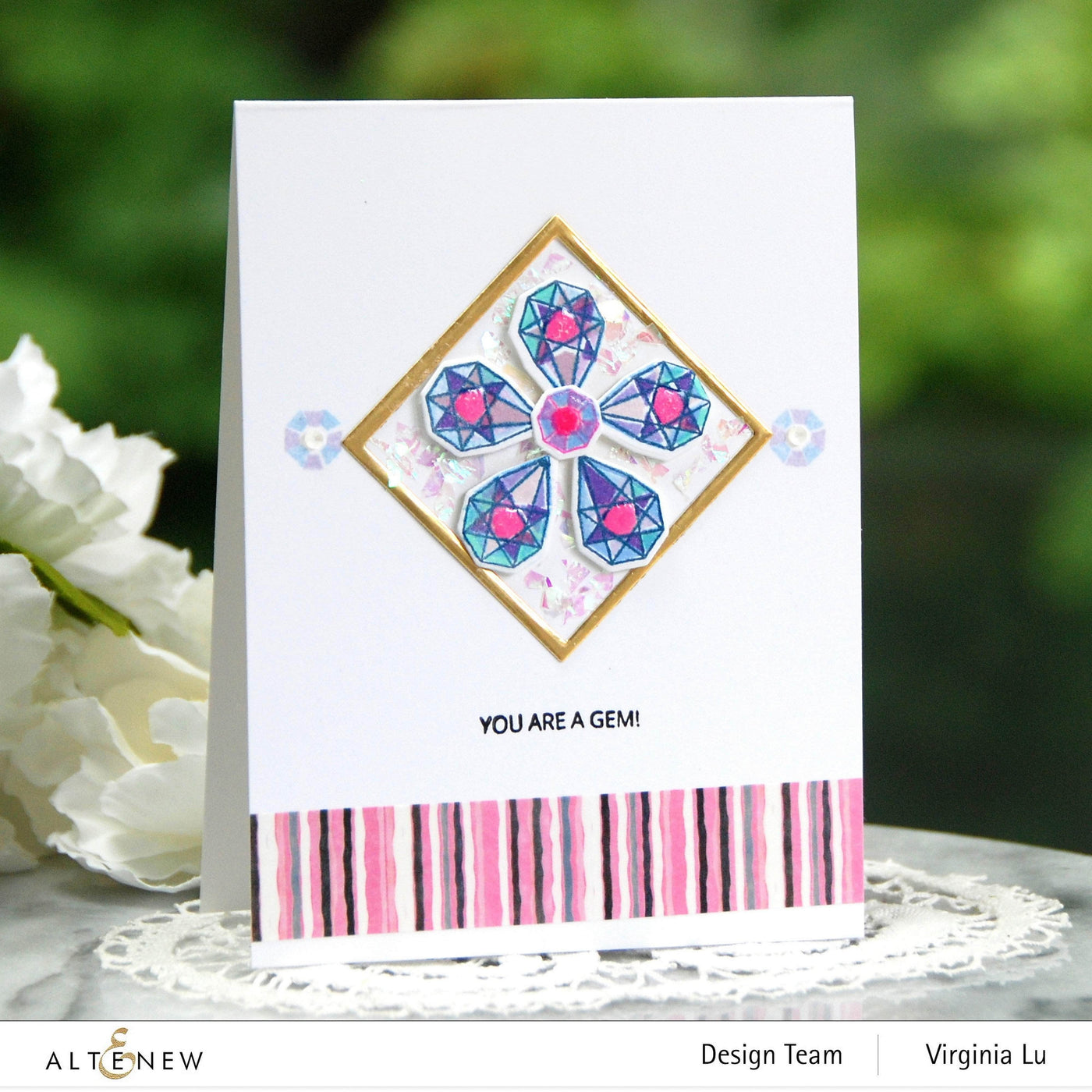 Mini Delight Mini Delight: Precious Florette Stamp & Die Set
