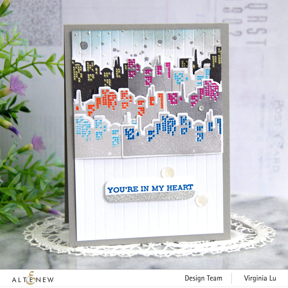 Mini Delight Mini Delight: Pretty City Stamp & Die Set