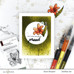 Mini Delight Mini Delight: Proud Amaryllis Stamp & Die Set