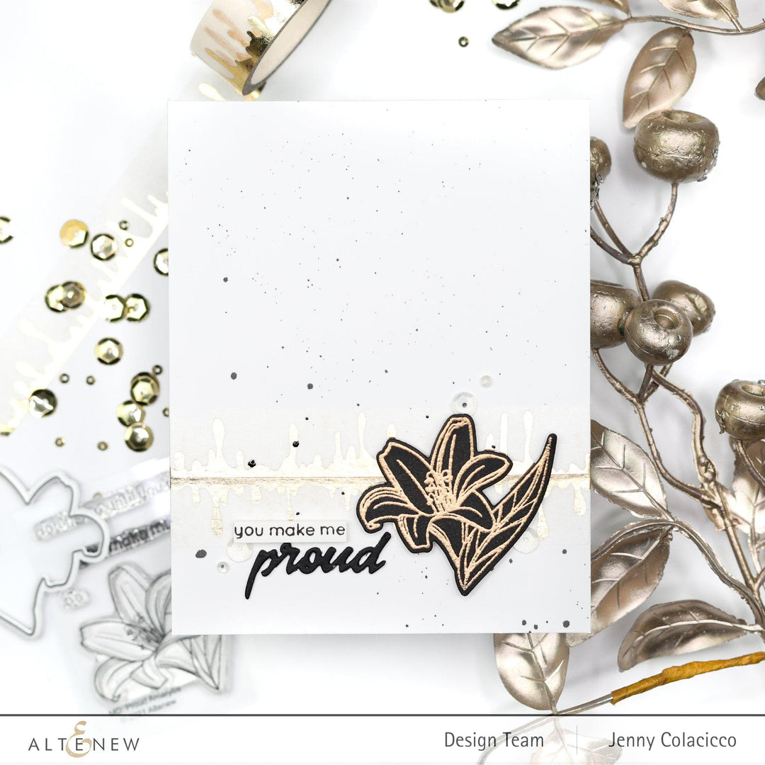 Mini Delight Mini Delight: Proud Amaryllis Stamp & Die Set