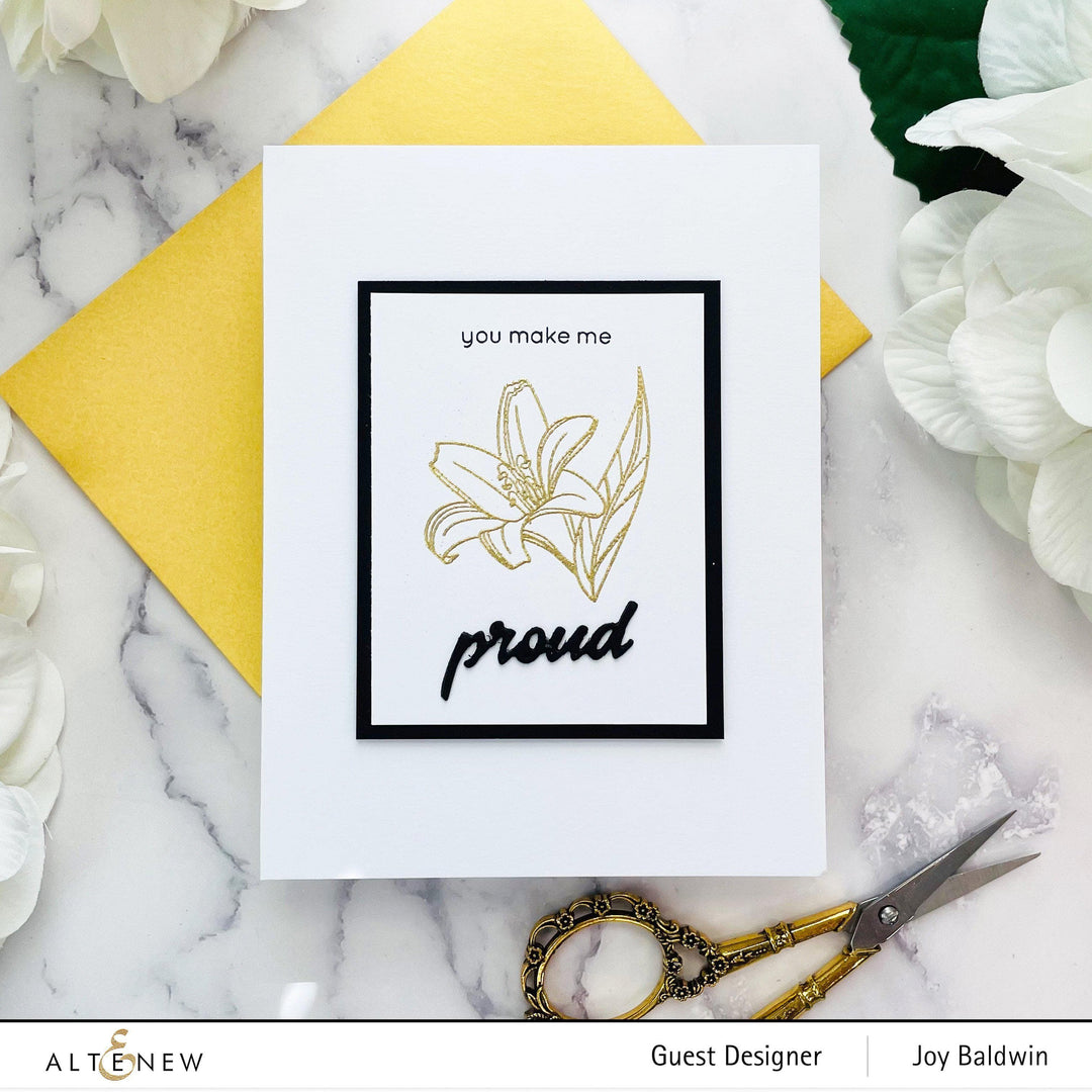 Mini Delight Mini Delight: Proud Amaryllis Stamp & Die Set