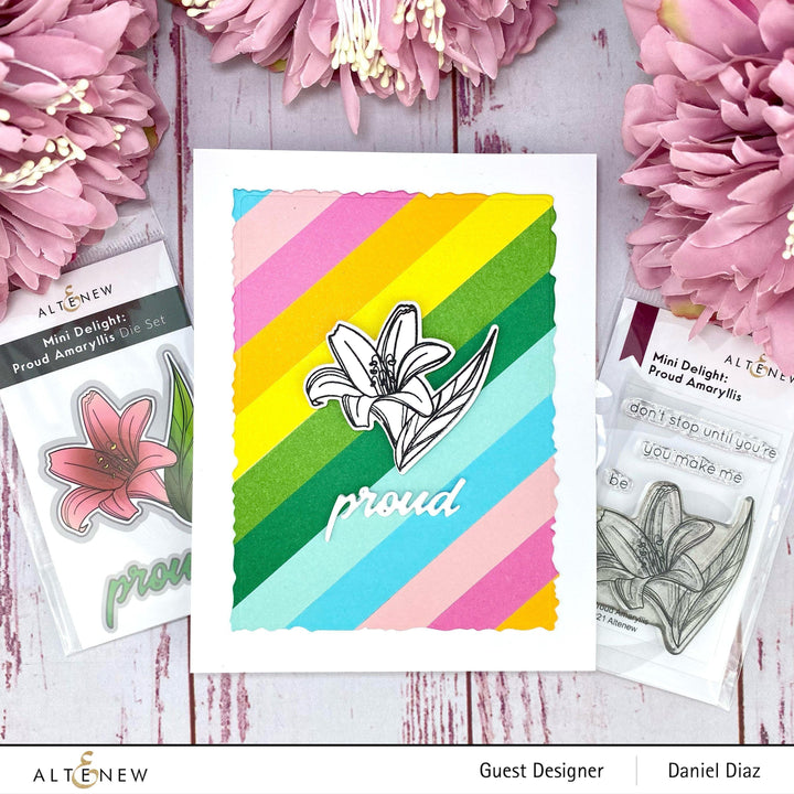 Mini Delight Mini Delight: Proud Amaryllis Stamp & Die Set