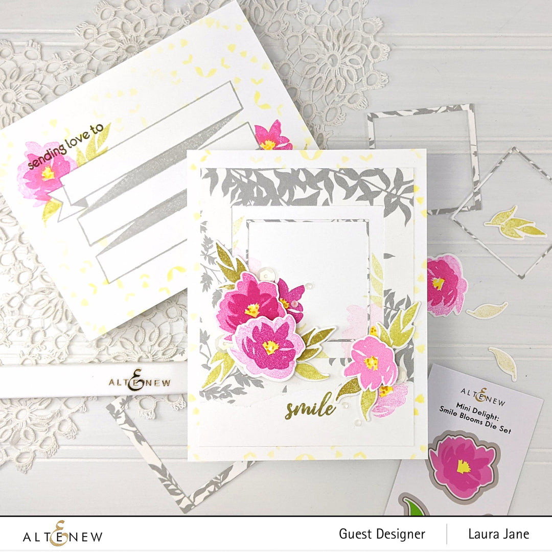 Mini Delight Mini Delight: Smile Blooms Stamp & Die Set