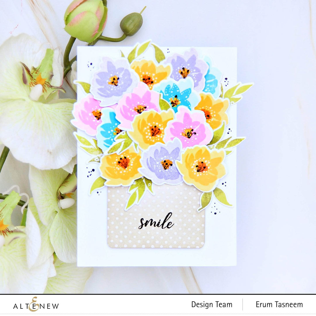 Mini Delight Mini Delight: Smile Blooms Stamp & Die Set