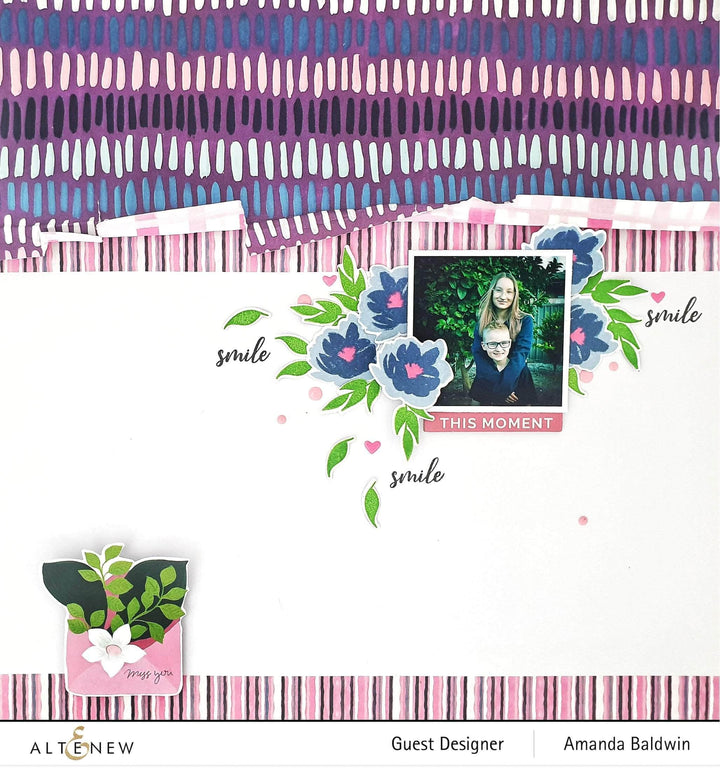 Mini Delight Mini Delight: Smile Blooms Stamp & Die Set