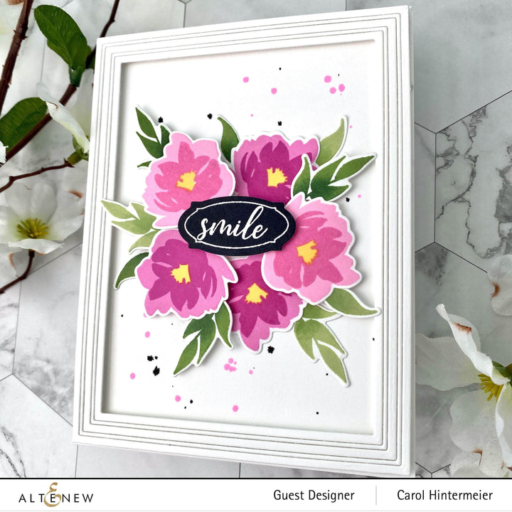 Mini Delight Mini Delight: Smile Blooms Stamp & Die Set