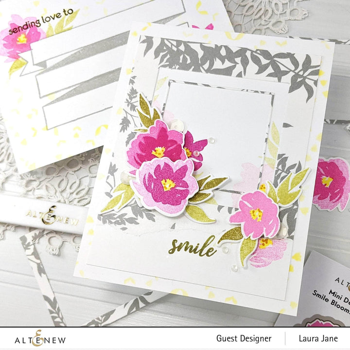 Mini Delight Mini Delight: Smile Blooms Stamp & Die Set