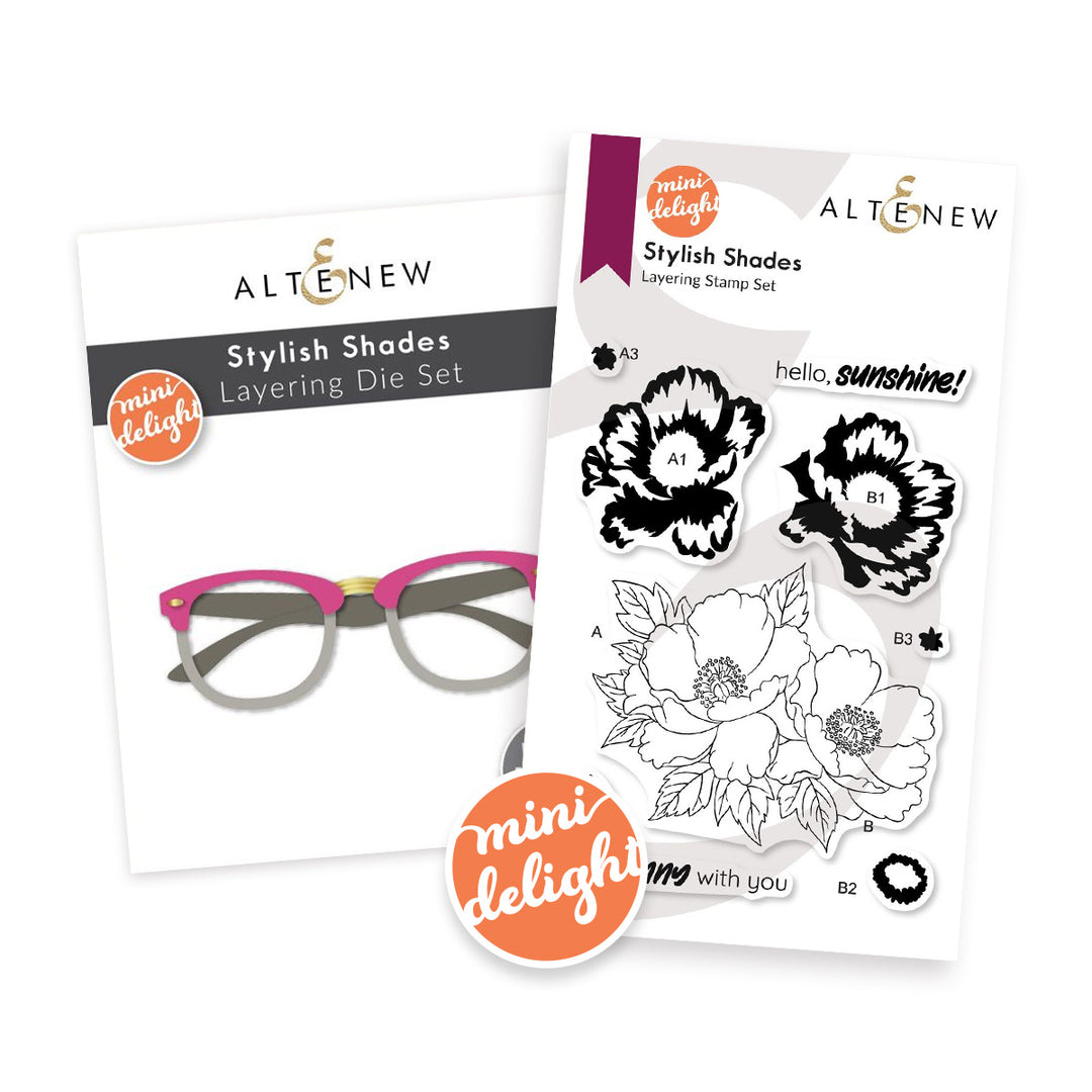 Mini Delight Mini Delight: Stylish Shades Stamp & Die Set
