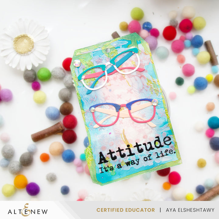 Mini Delight Mini Delight: Stylish Shades Stamp & Die Set