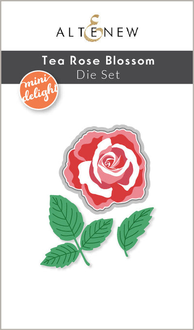 Mini Delight Mini Delight: Tea Rose Blossom Stamp & Die Set
