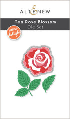 Mini Delight Mini Delight: Tea Rose Blossom Stamp & Die Set