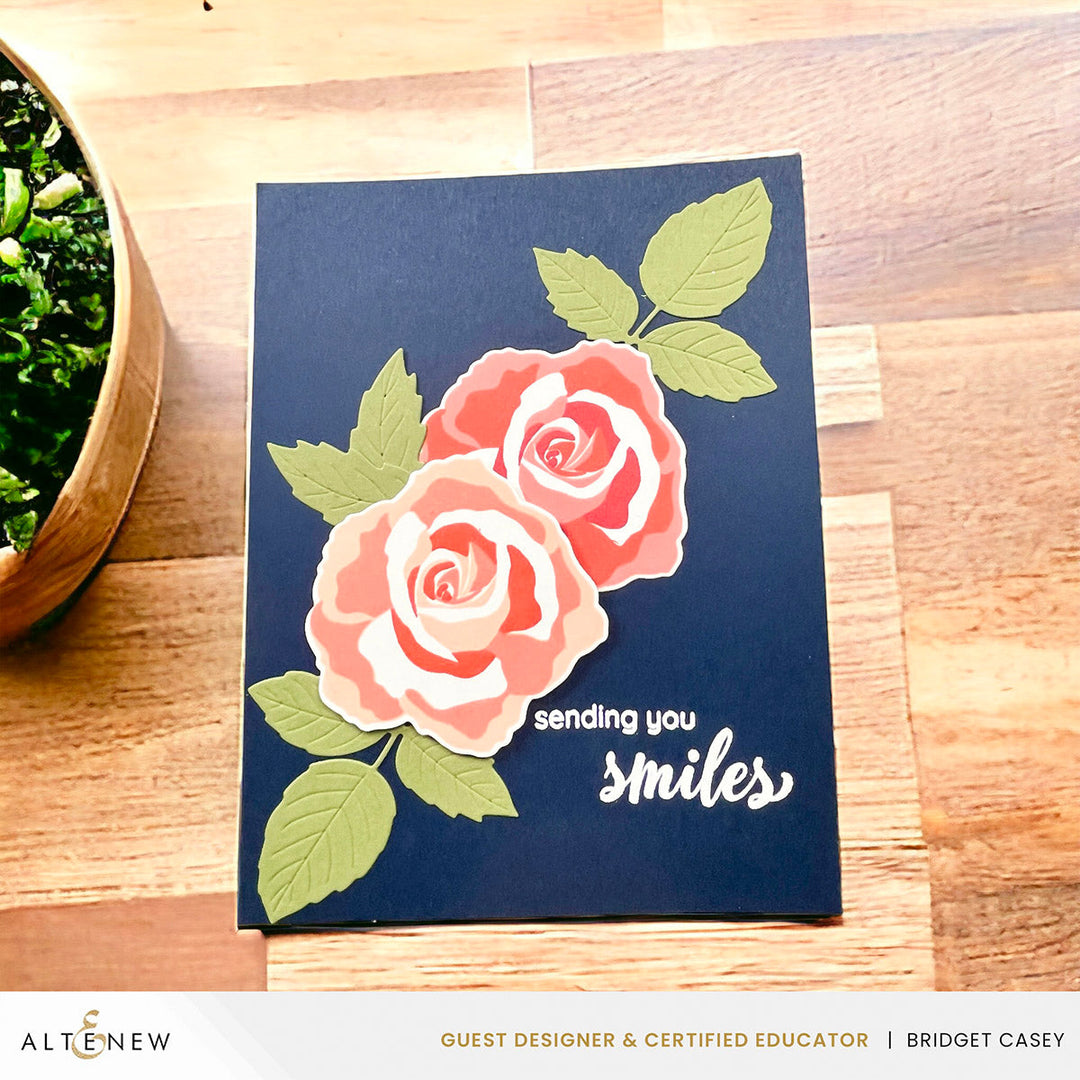 Mini Delight Mini Delight: Tea Rose Blossom Stamp & Die Set