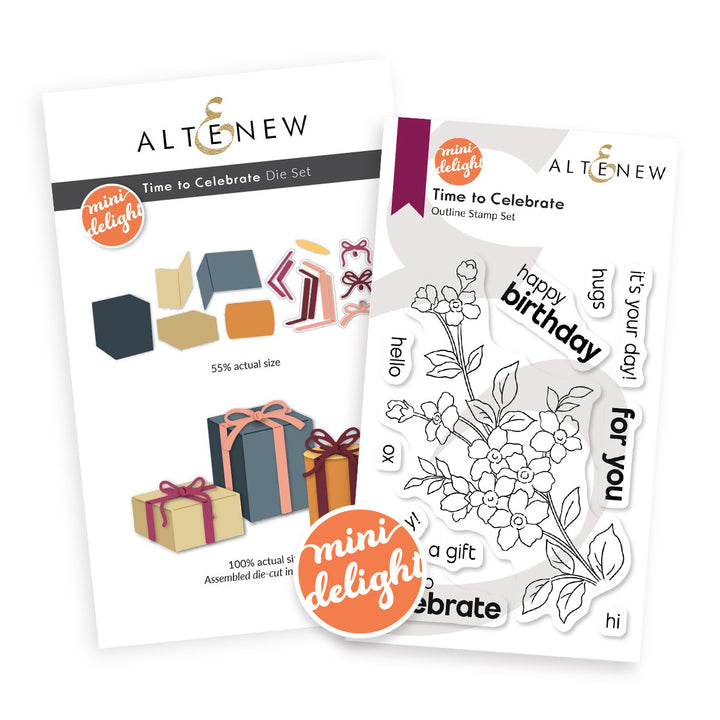 Mini Delight Mini Delight: Time to Celebrate Stamp & Die Set