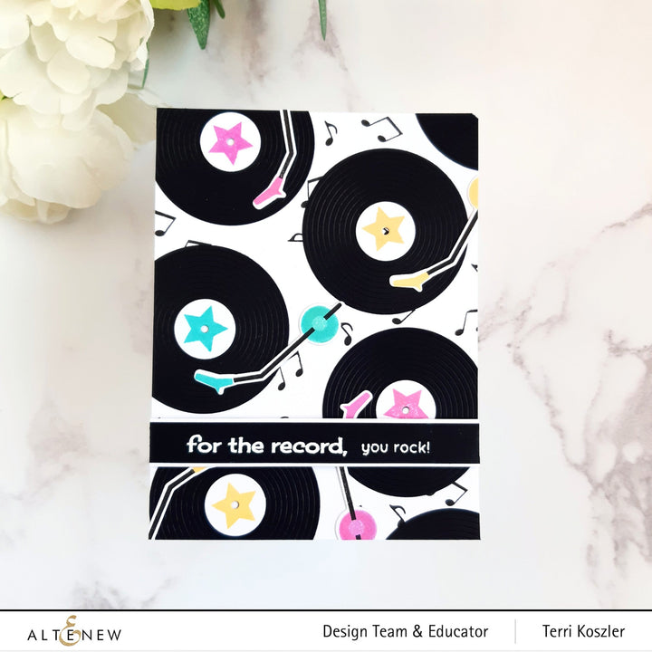 Mini Delight Mini Delight: Vinyl Style Stamp & Die Set