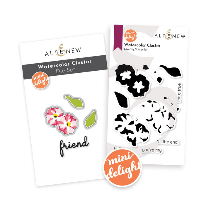 Mini Delight Mini Delight: Watercolor Cluster Stamp & Die Set