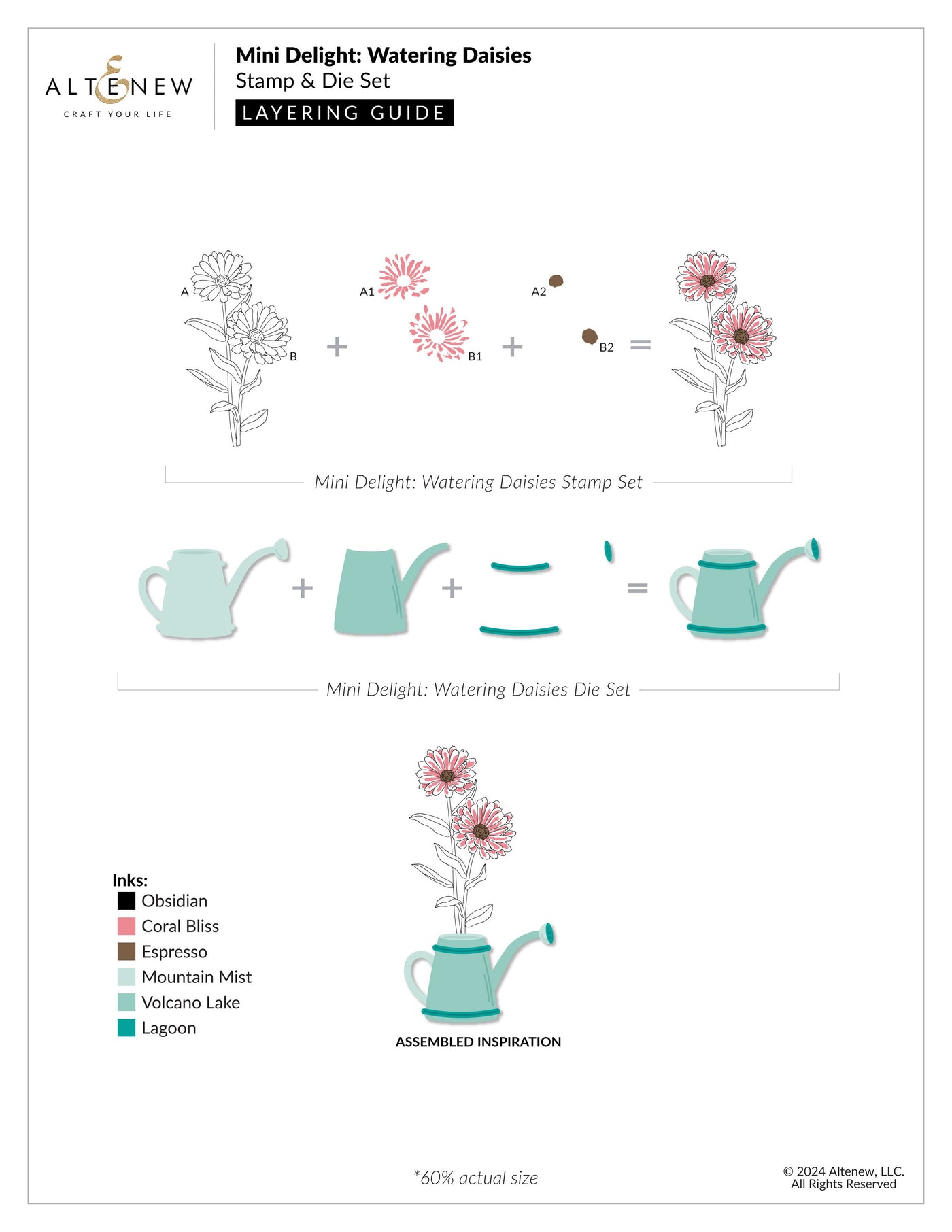 Mini Delight Mini Delight: Watering Daisies Stamp & Die Set