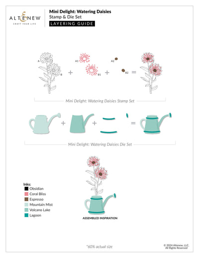 Mini Delight Mini Delight: Watering Daisies Stamp & Die Set