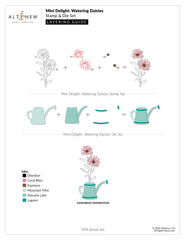 Mini Delight Mini Delight: Watering Daisies Stamp & Die Set