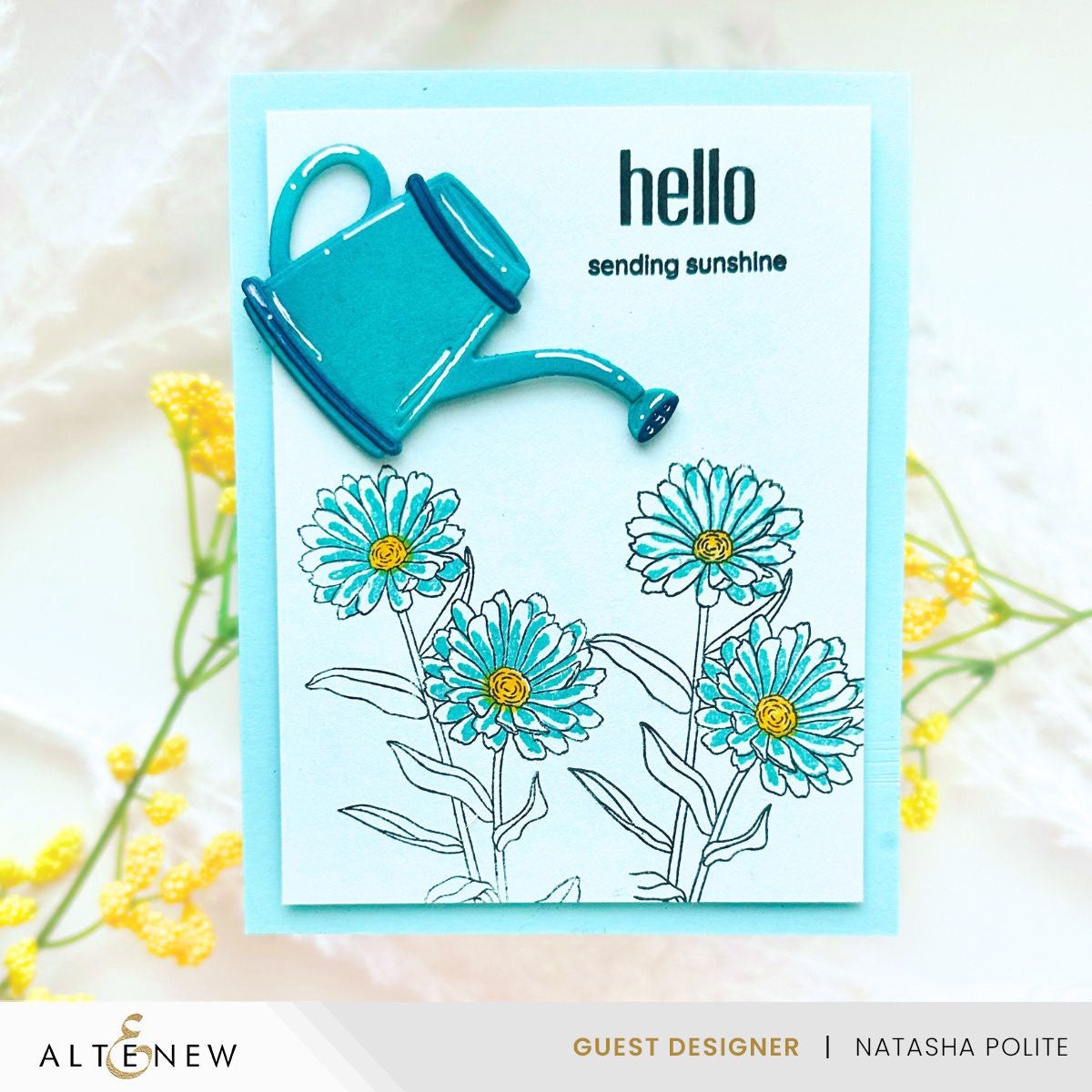 Mini Delight Mini Delight: Watering Daisies Stamp & Die Set