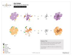 Mini Delight Mini Delight: Wild Geraniums Stamp & Die Set