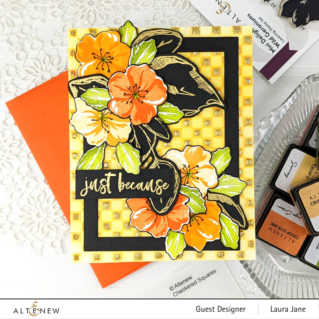 Mini Delight Mini Delight: Wild Geraniums Stamp & Die Set