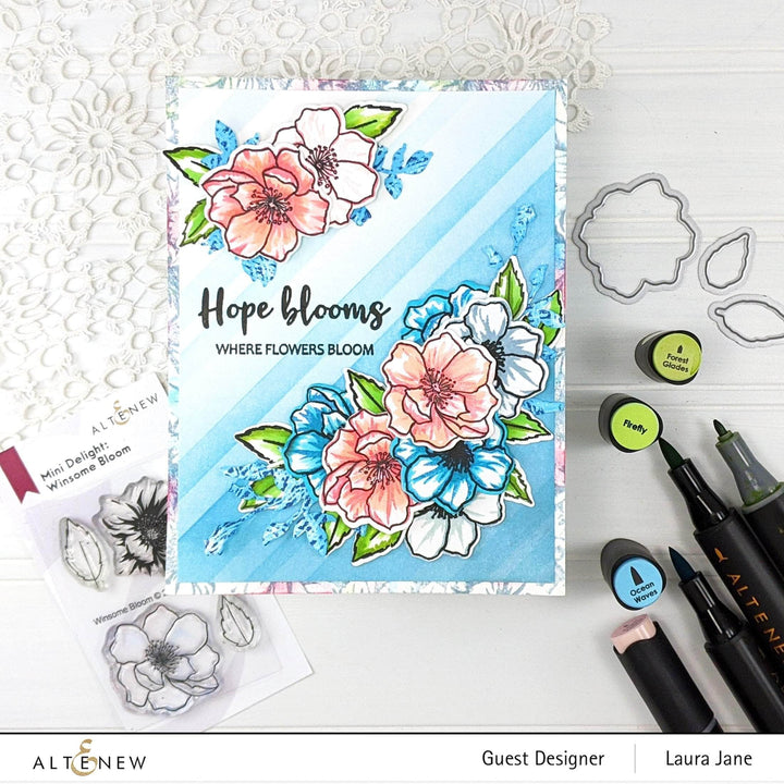 Mini Delight Mini Delight: Winsome Bloom Stamp & Die Set