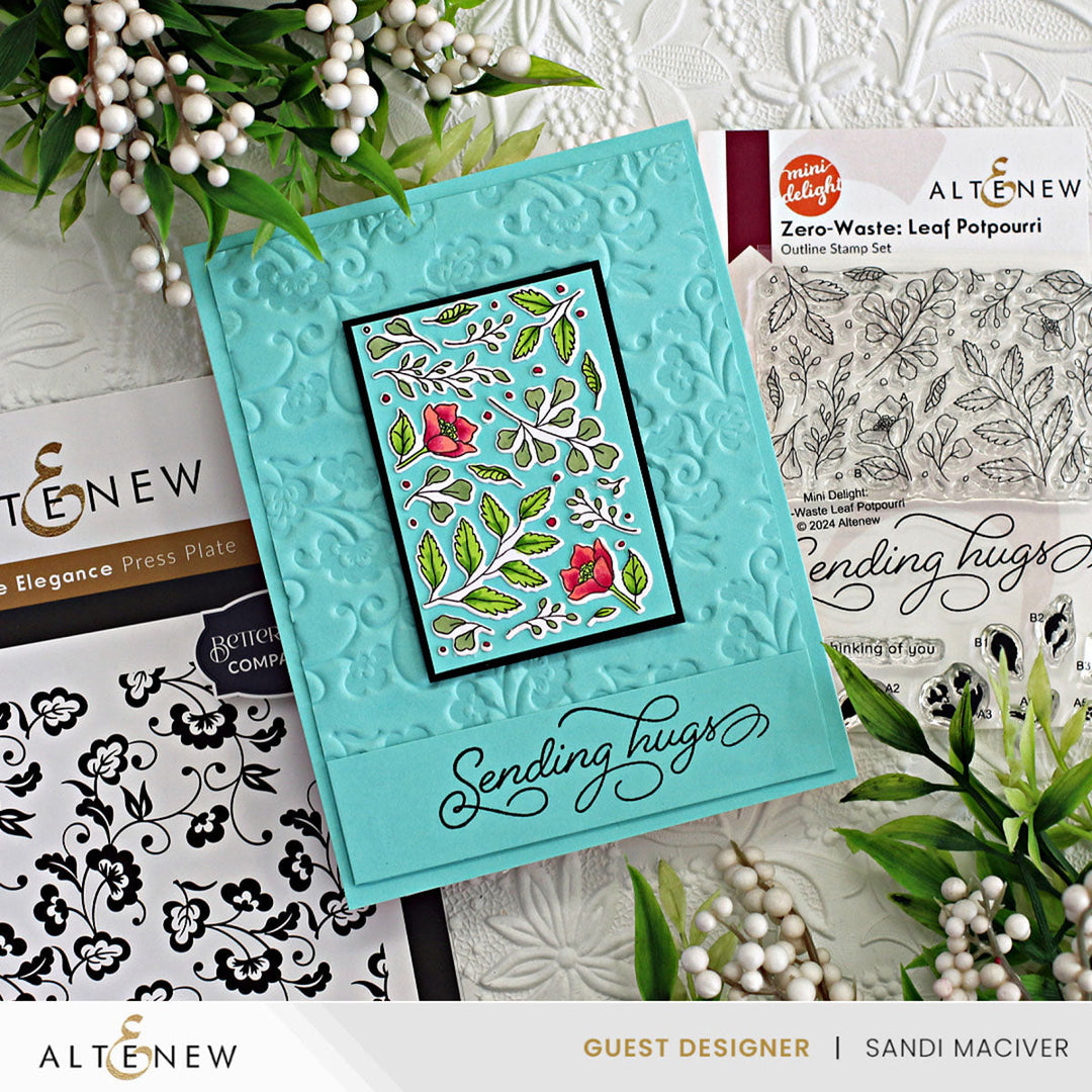 Mini Delight Mini Delight: Zero-Waste Leaf Potpourri Stamp & Die Set