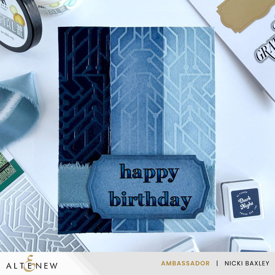 Mixed Media Crystal 3D Gel