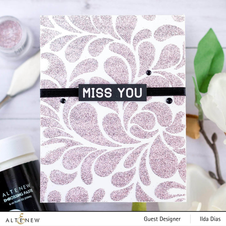 Mixed Media Embossing Paste