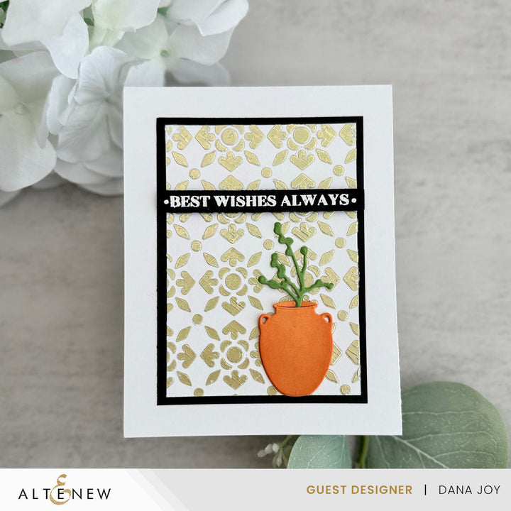 Mixed Media Foil Relief Paste