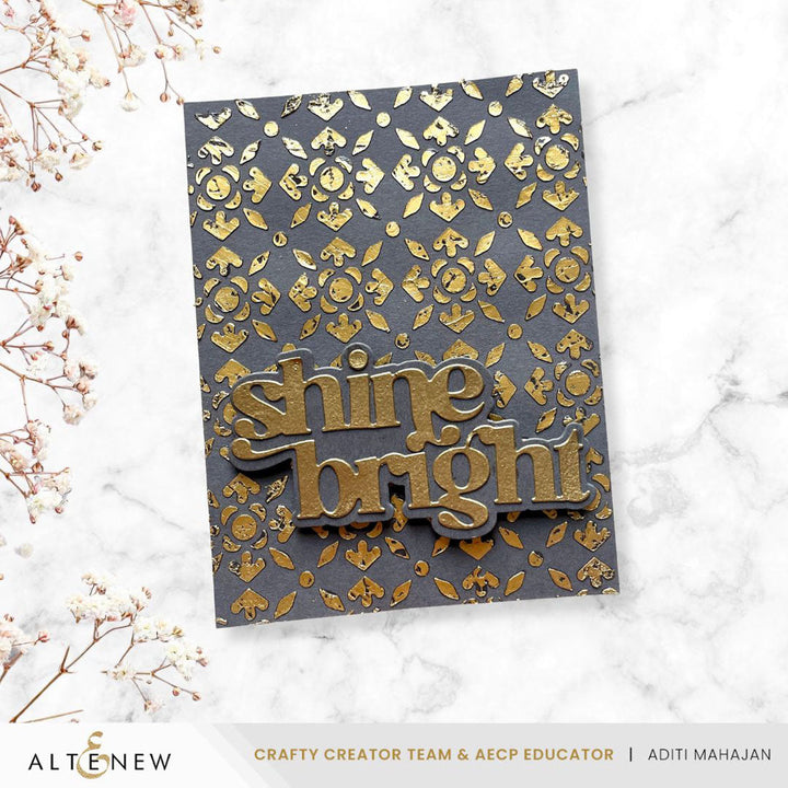 Mixed Media Foil Relief Paste