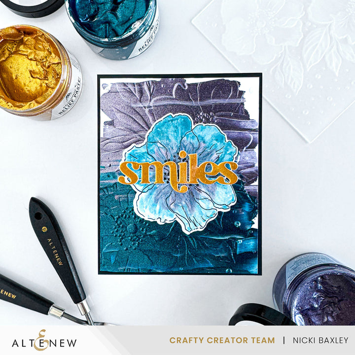 Mixed Media Gilded Elegance Shimmer Relief Paste Bundle