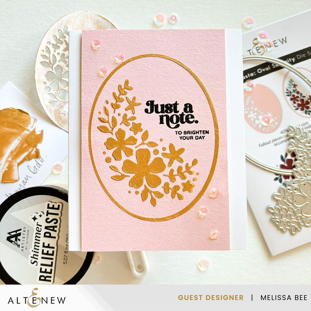 Mixed Media Gilded Elegance Shimmer Relief Paste Bundle