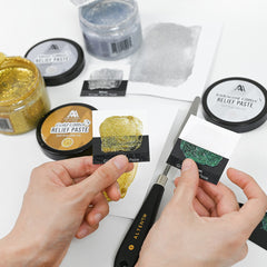 Mixed Media Gorgeous Glitter Pastes