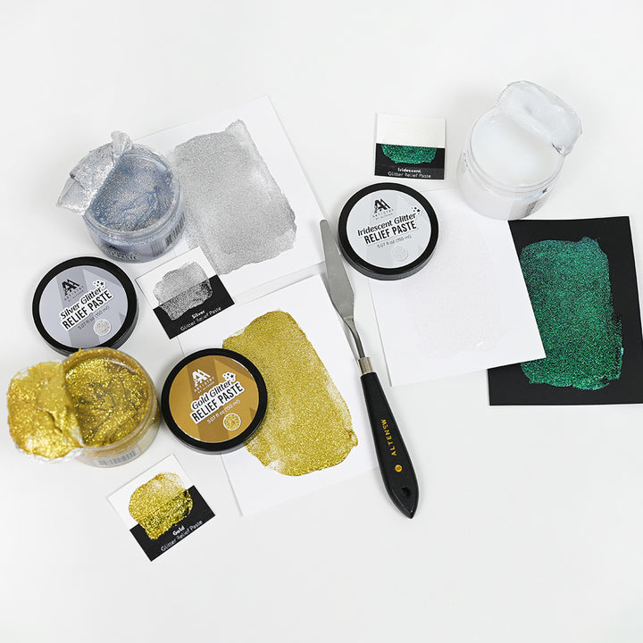 Mixed Media Gorgeous Glitter Pastes