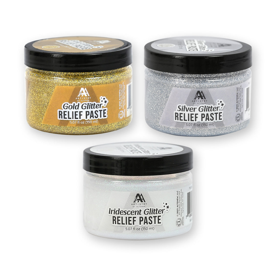 Mixed Media Gorgeous Glitter Pastes