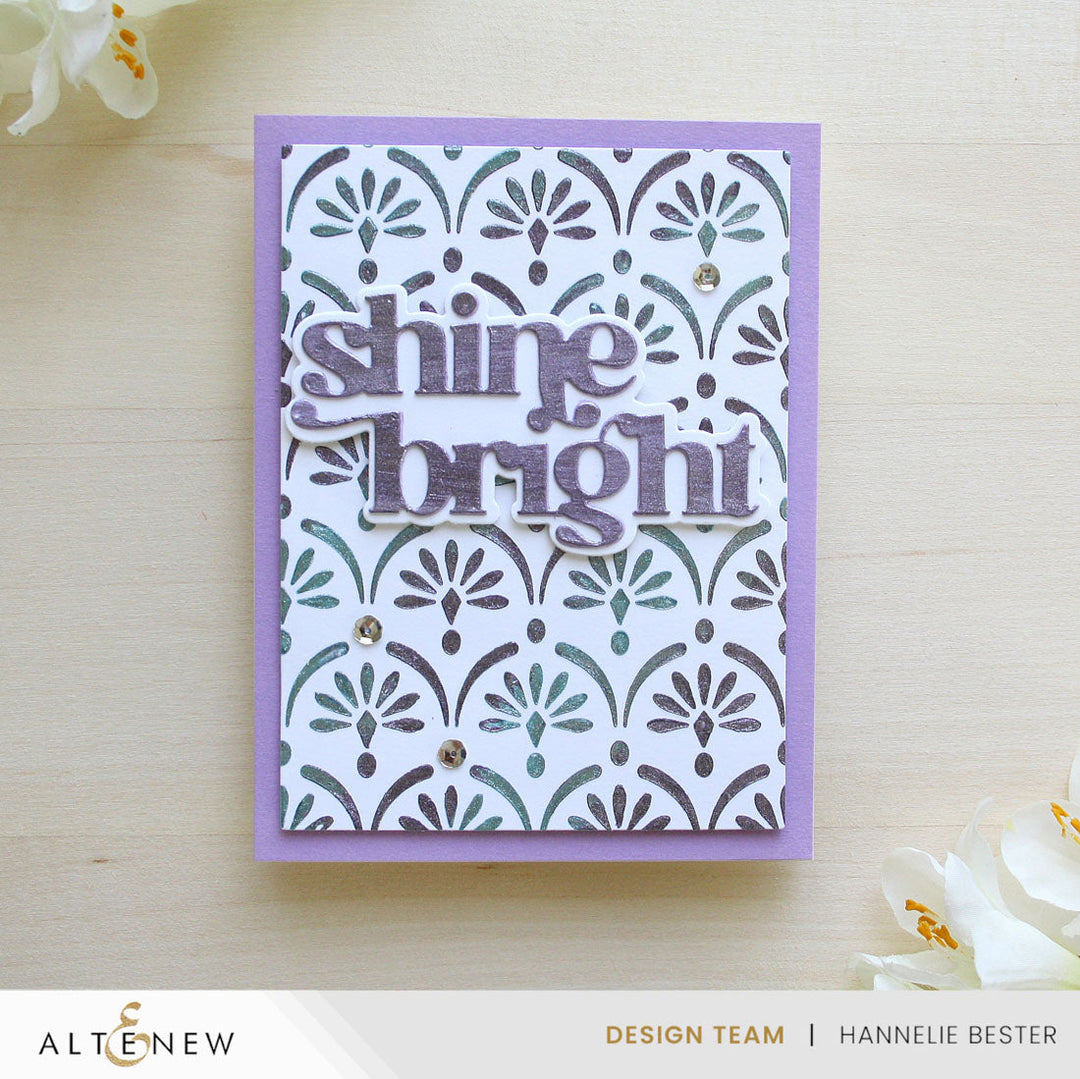 Mixed Media Shimmer Relief Paste - Amethyst