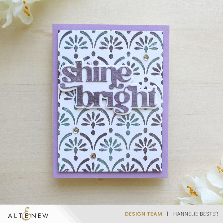 Mixed Media Shimmer Relief Paste - Amethyst