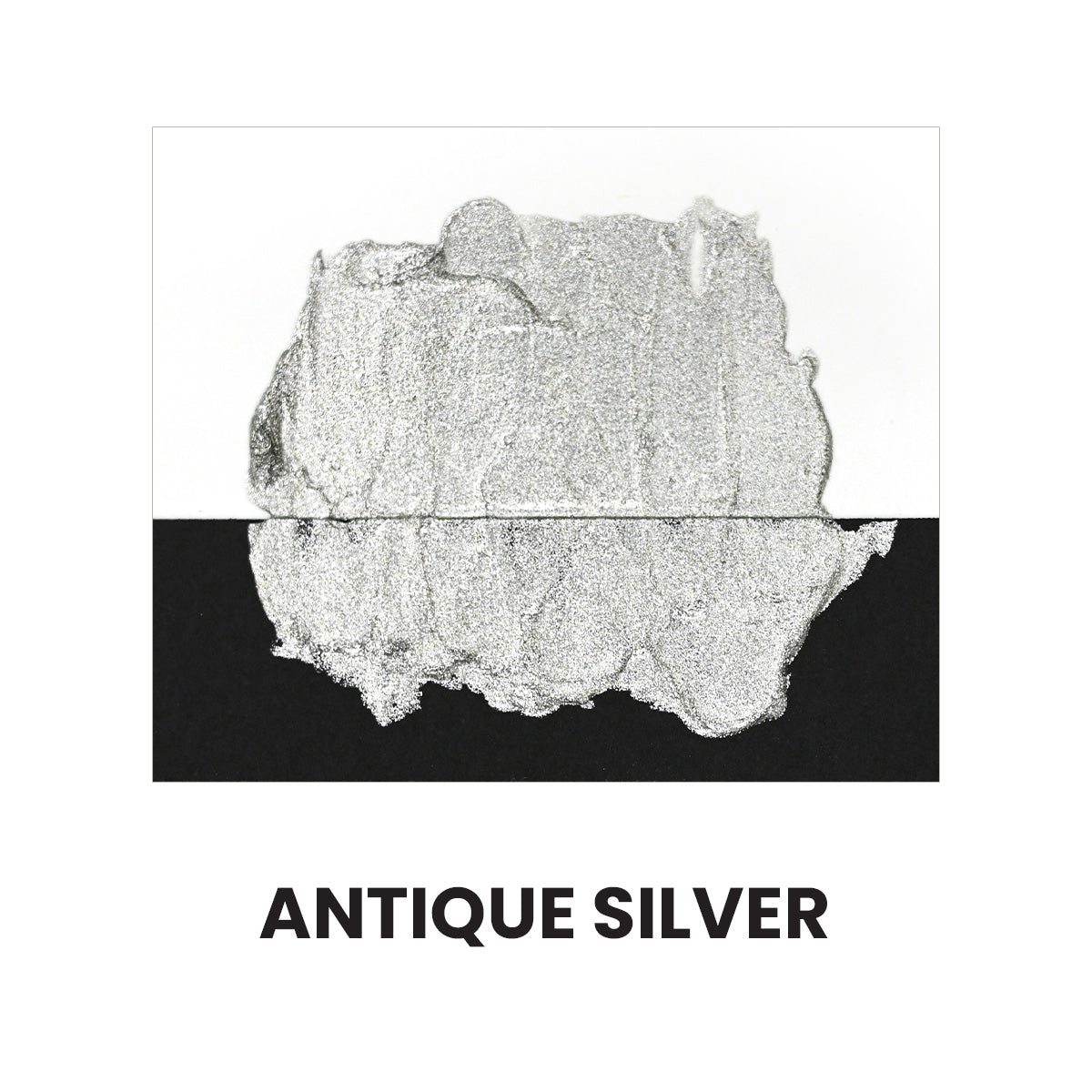 Mixed Media Shimmer Relief Paste - Antique Silver