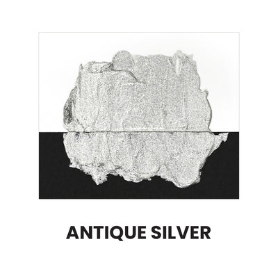 Mixed Media Shimmer Relief Paste - Antique Silver