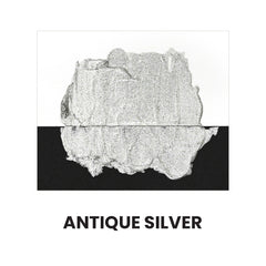 Mixed Media Shimmer Relief Paste - Antique Silver