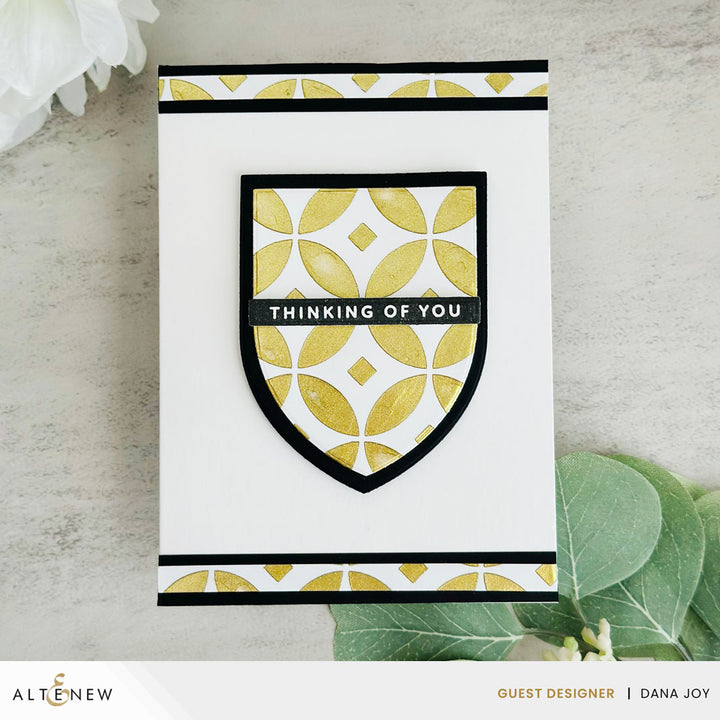 Mixed Media Shimmer Relief Paste - Brass