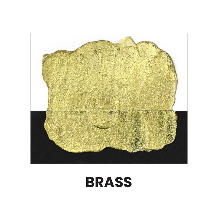 Mixed Media Shimmer Relief Paste - Brass