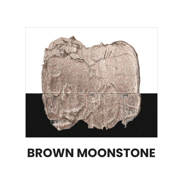 Mixed Media Shimmer Relief Paste - Brown Moonstone