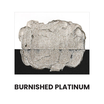 Mixed Media Shimmer Relief Paste - Burnished Platinum