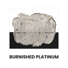 Mixed Media Shimmer Relief Paste - Burnished Platinum